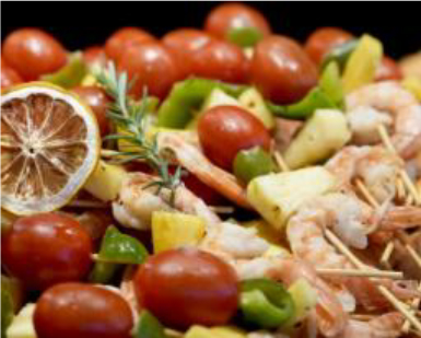 ���ξ��� ���� ������ ������ Shrimp skewers