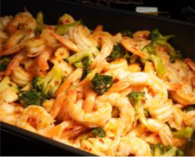 ����ݸ��� ĥ�� ���� Broccoli and chili shrimp