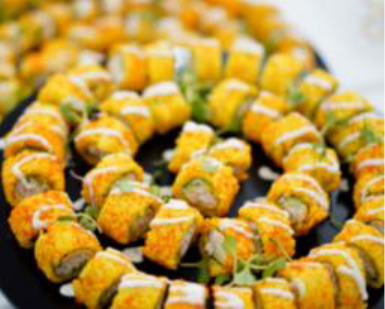 ��Ͼ� �巹���� ����� Ķ�����ϾƷ� California rolls with onion dressing